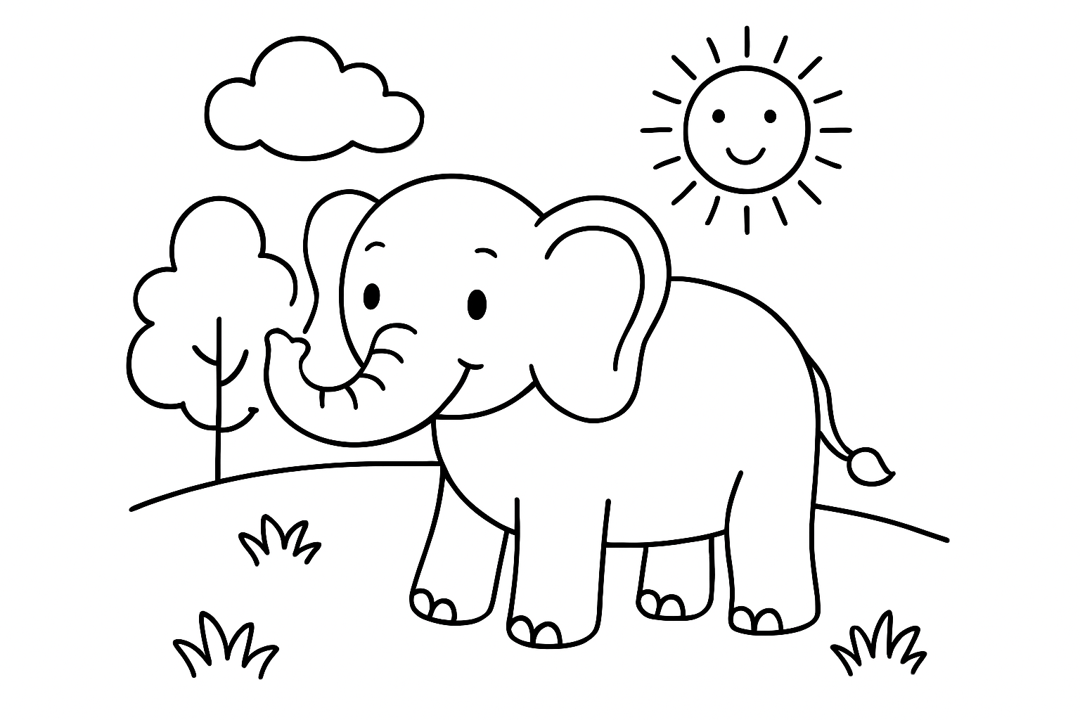 A friendly elephant