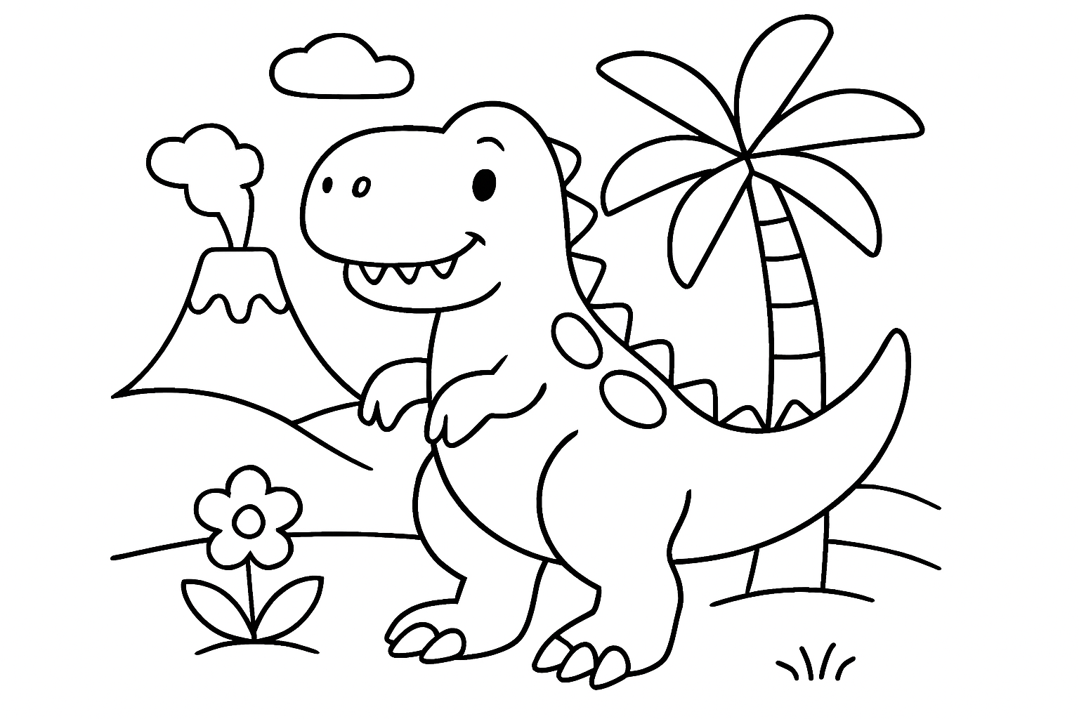 A friendly t rex