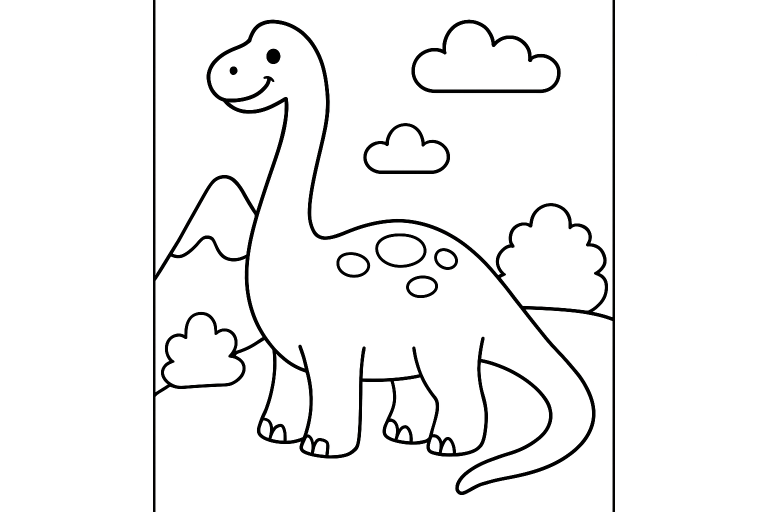 A long necked brachiosaurus