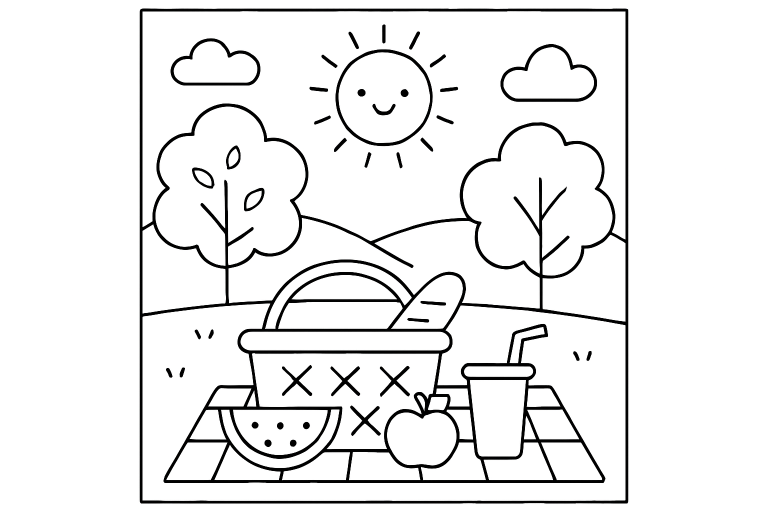 A picnic in the park