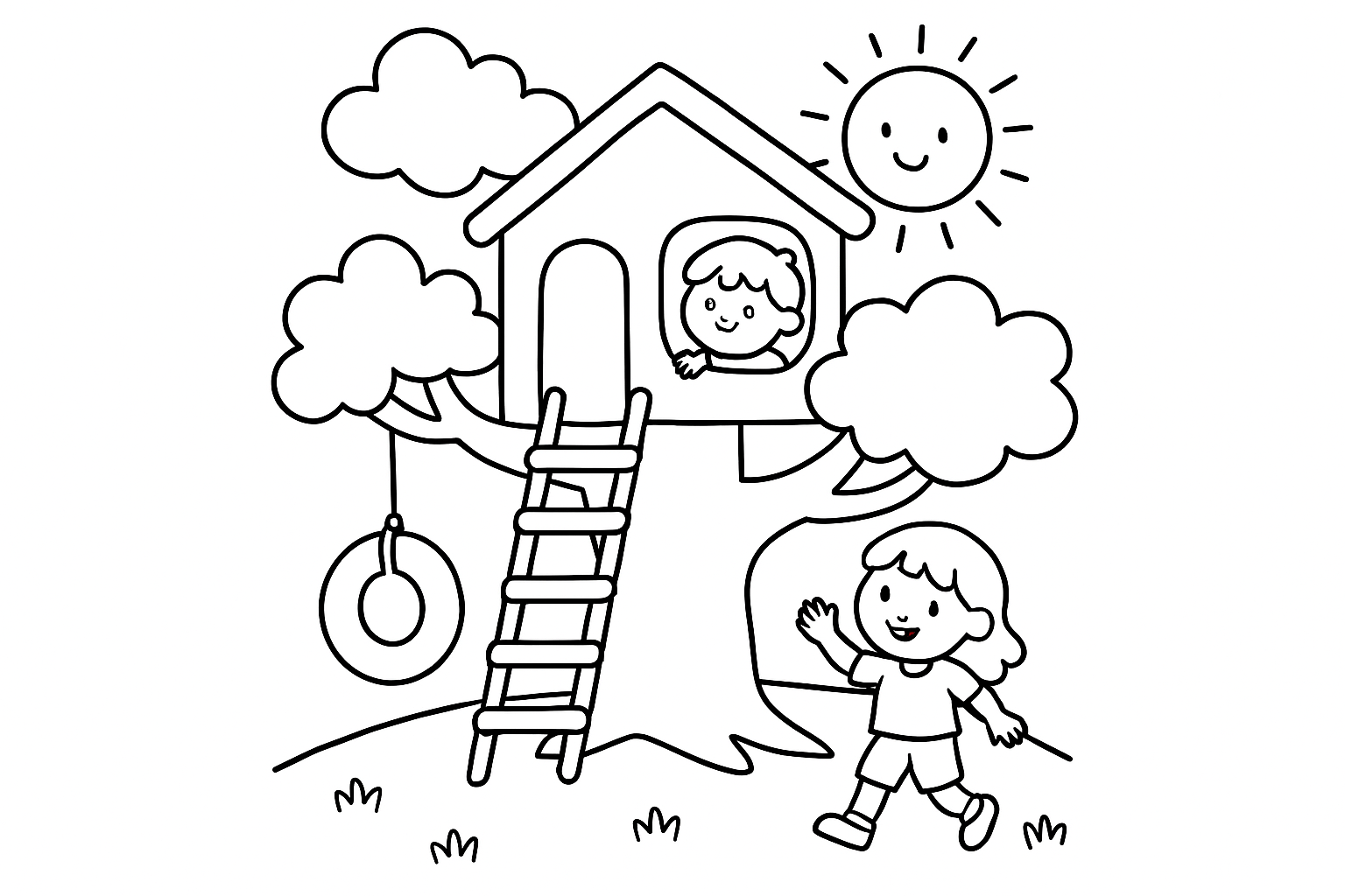 A treehouse adventure