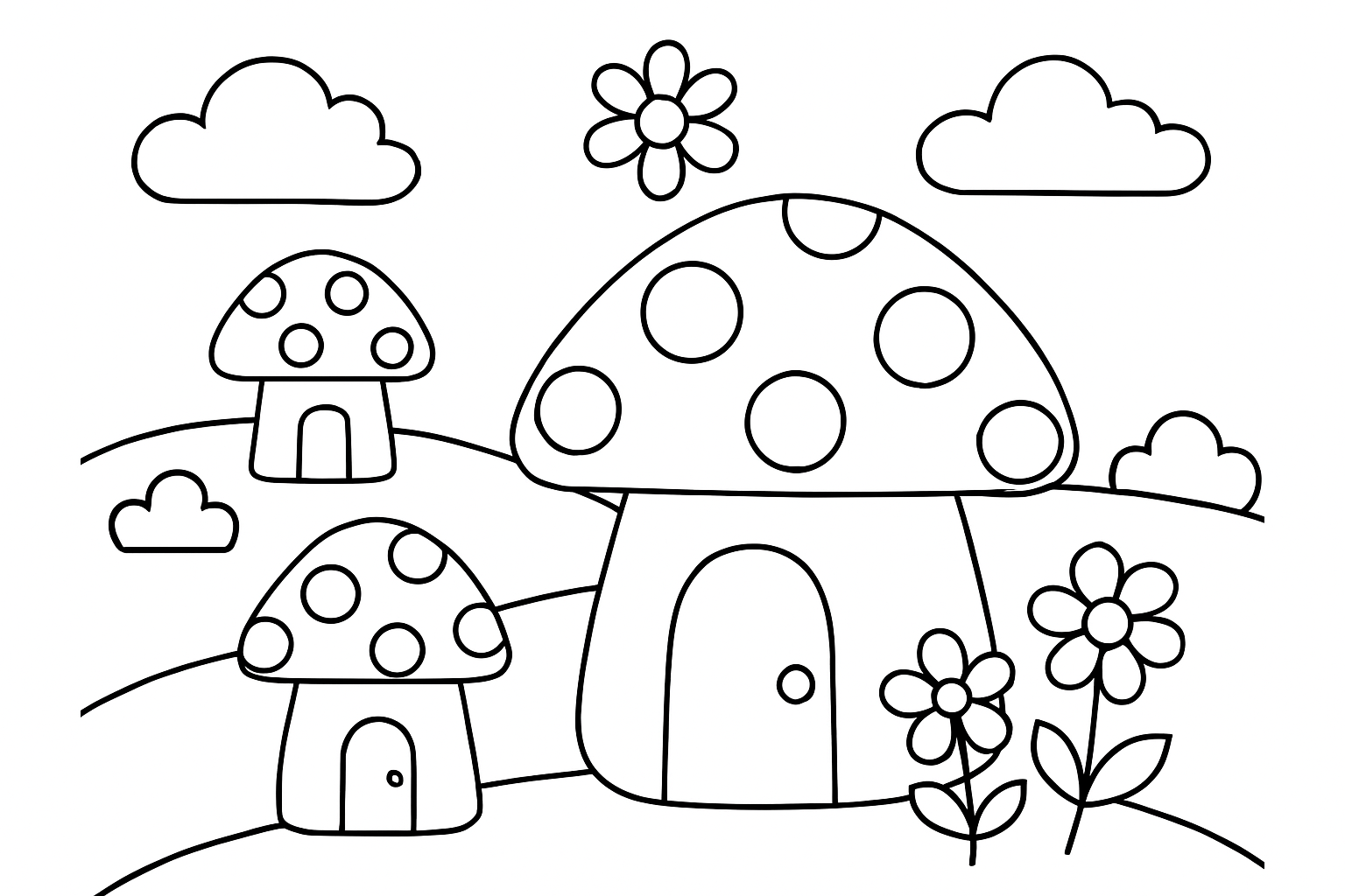 A mushroom village