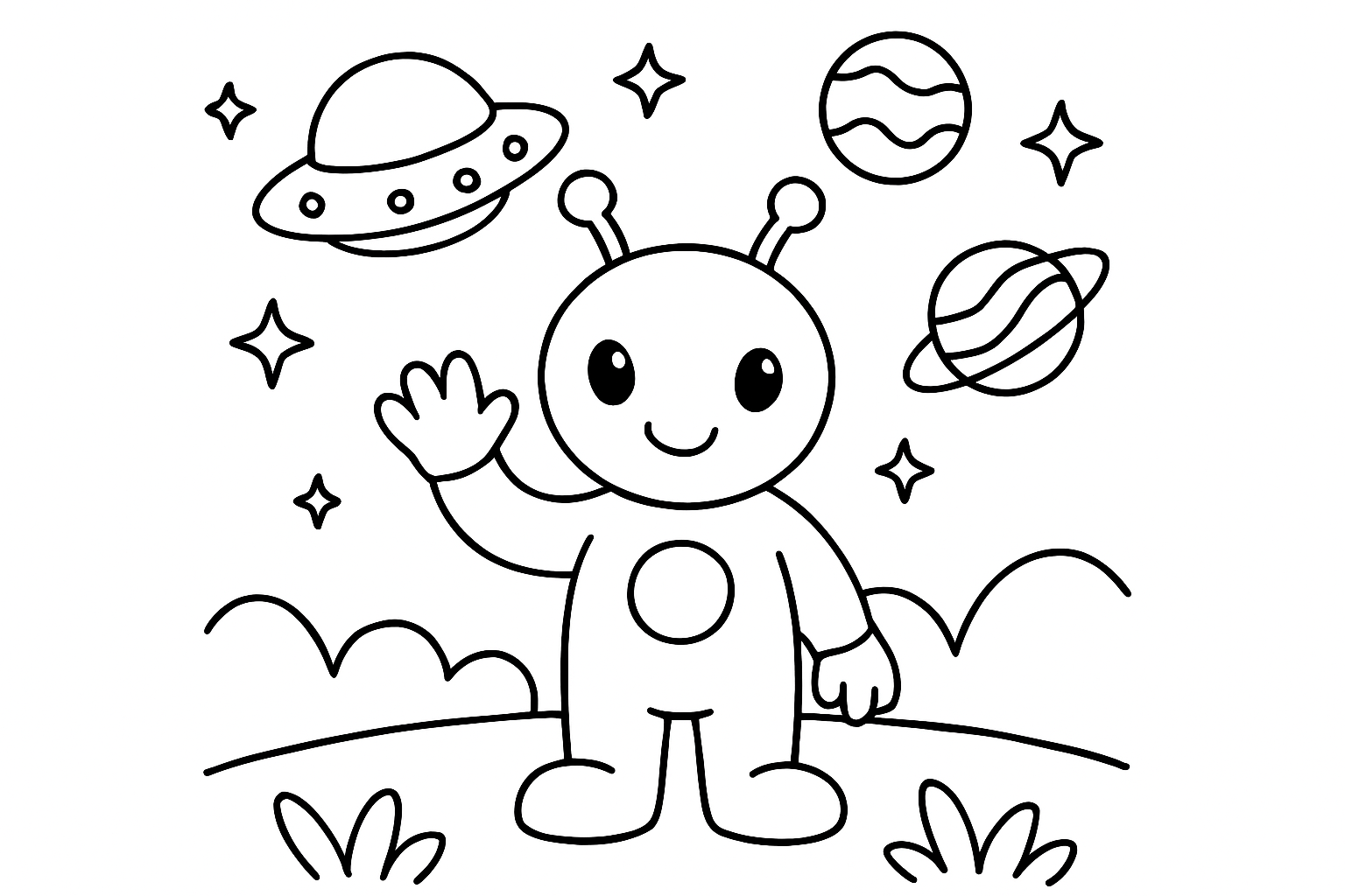 A friendly alien