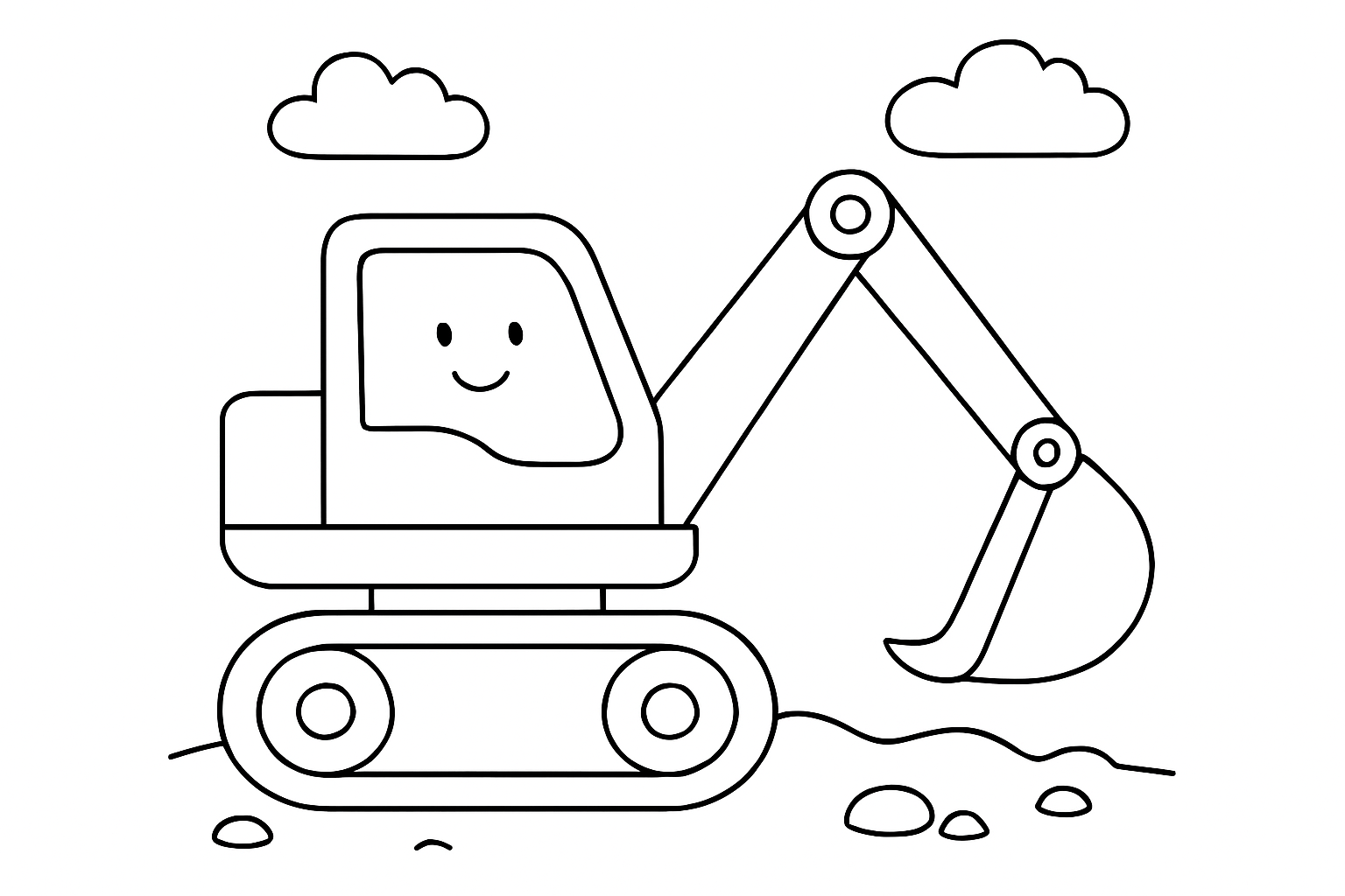 A big construction digger